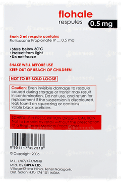 Flohale 0.5mg 2ml Pack Of 5 Respules