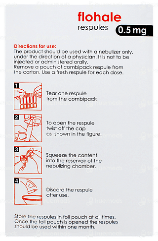 Flohale 0.5mg 2ml Pack Of 5 Respules