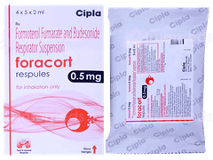 Foracort 0.5Mg 2Ml Pack Of 5 Respules Foracort 0.5Mg 2Ml Pack Of 5 Respules