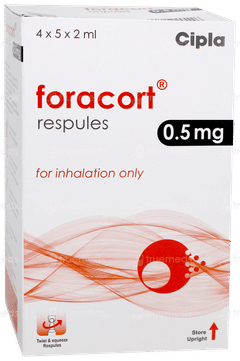 Foracort 0.5mg 2ml Pack Of 5 Respules Foracort 0.5mg 2ml Pack Of 5 Respules