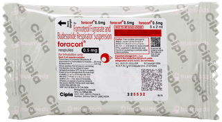 Foracort 0.5mg 2ml Pack Of 5 Respules