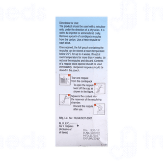 Formonide 1mg 2ml Pack Of 7 Respules