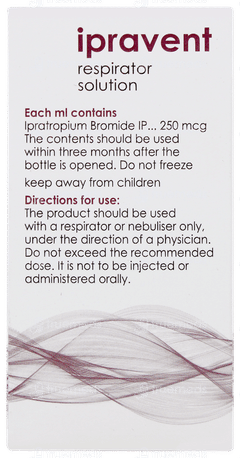 Ipravent Respirator Solution 15ml Ipravent Respirator Solution 15ml