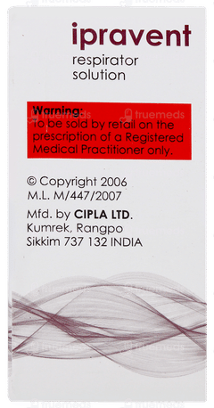 Ipravent Respirator Solution 15ml Ipravent Respirator Solution 15ml
