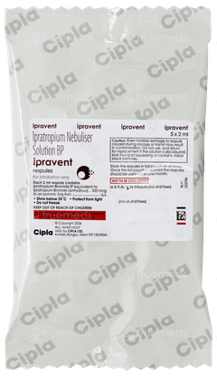 Ipravent 2ml Pack Of 5 Respules