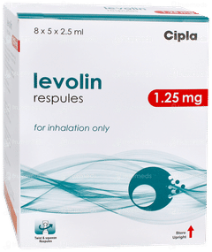 Levolin 1.25mg 2.5ml Pack Of 5 Respules