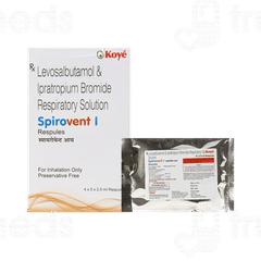 Spirovent I 2.5Ml Pack Of 5 Respules Spirovent I 2.5Ml Pack Of 5 Respules