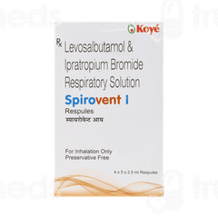 Spirovent I 2.5Ml Pack Of 5 Respules Spirovent I 2.5Ml Pack Of 5 Respules