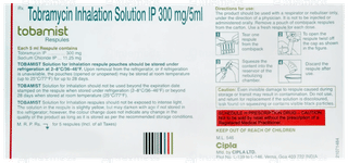 Tobamist 5Ml Pack Of 5 Respules