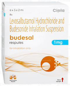 Budesal 1mg 2ml Pack Of 5 Respules