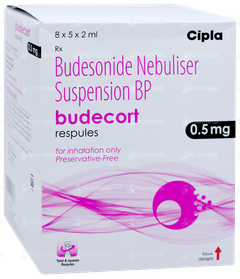 Budecort 0.5mg 2ml Pack Of 5 Respules