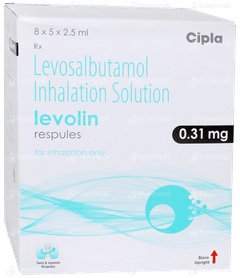 Levolin 0.31mg 2.5ml Pack Of 5 Respules