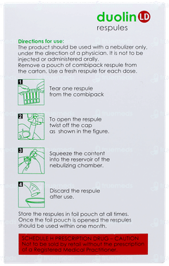 Duolin Ld  2.5ml Pack Of 5 Respules
