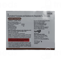 Formonide 0.5mg 2ml Pack Of 7 Respules