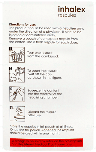 Inhalex 2ml Pack Of 5 Respules