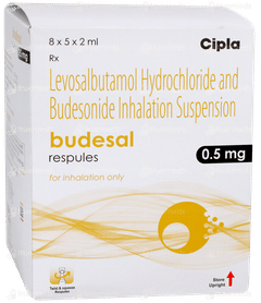 Budesal 0.5mg 2ml Pack Of 5 Respules Budesal 0.5mg 2ml Pack Of 5 Respules