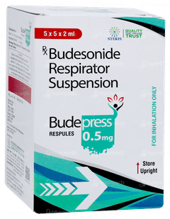 Budepress 0.5mg 2ml Pack Of 5 Respules Budepress 0.5mg 2ml Pack Of 5 Respules
