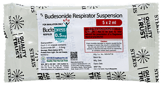 Budepress 0.5mg 2ml Pack Of 5 Respules