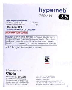 Hyperneb 3% 4Ml Pack Of 7 Respules