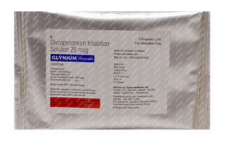 Glynium 2ml Pack Of 5 Respules