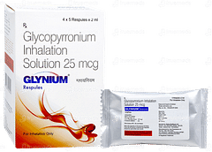 Glynium 2ml Pack Of 5 Respules