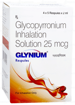 Glynium 2ml Pack Of 5 Respules Glynium 2ml Pack Of 5 Respules