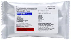Glynium 2ml Pack Of 5 Respules Glynium 2ml Pack Of 5 Respules