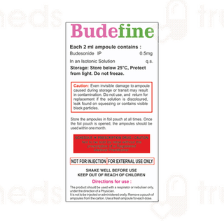Budefine 0.5 2ml Pack Of 5 Respules