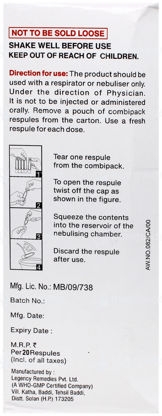 Budefine 0.5 2Ml Pack Of 5 Respules