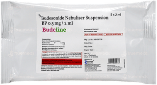 Budefine 0.5 2Ml Pack Of 5 Respules