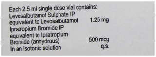 Duoz 2.5Ml Pack Of 5 Respules