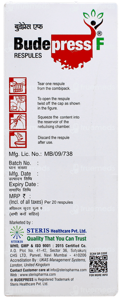 Budepress F 2ml Pack Of 5 Respules