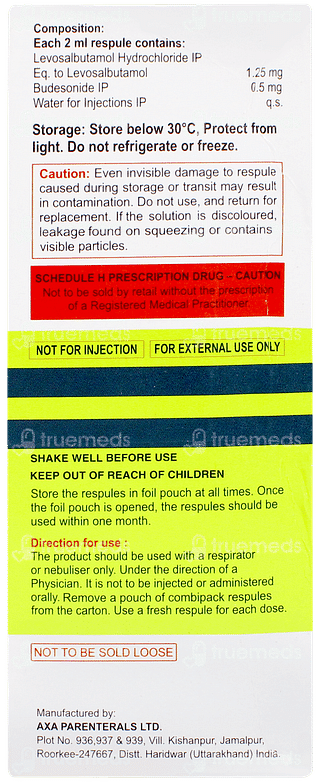 Welbusol B 0.5 2ml Pack Of 5 Respules