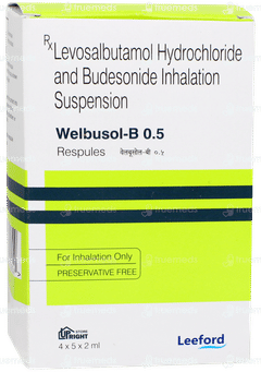 Welbusol B 0.5 2ml Pack Of 5 Respules