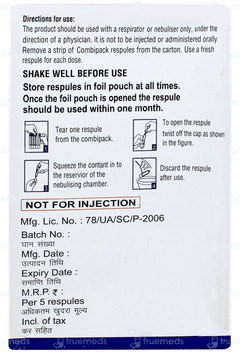 Duopules 2.5ml Pack Of 5 Respules