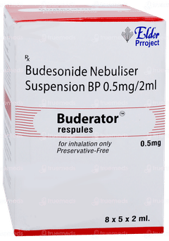Buderator 2ml Pack Of 5 Respules