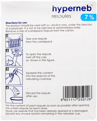 Hyperneb 7% 4ml Pack Of 7 Respules