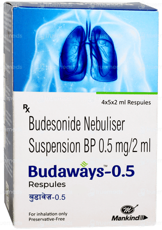 Budaways 0.5 2ml Pack Of 5 Respules