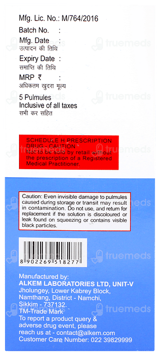 Iprasure 2.5ml Pack Of 5 Pulmules
