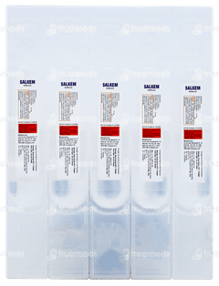 Salkem 2.5ml Pack Of 5 Respules Salkem 2.5ml Pack Of 5 Respules