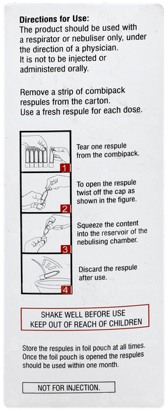 Bunase 0.5 2ml Pack Of 5 Respules