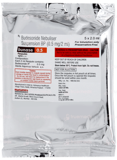 Bunase 0.5 2ml Pack Of 5 Respules