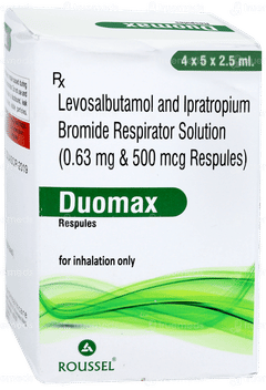 Duomax 2.5ml Pack Of 5 Respules
