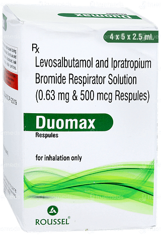 Duomax 2.5ml Pack Of 5 Respules