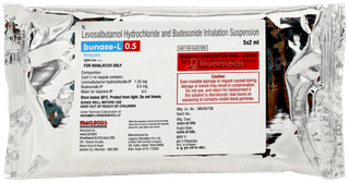 Bunase L 0.5 2ml Pack Of 5 Respules