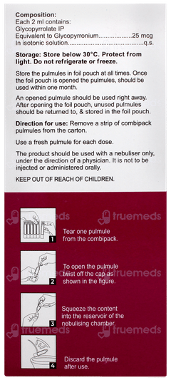 Glycoquic 25mcg 2ml Pack Of 5 Pulmules Glycoquic 25mcg 2ml Pack Of 5 Pulmules