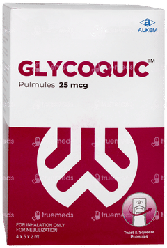Glycoquic 25mcg 2ml Pack Of 5 Pulmules Glycoquic 25mcg 2ml Pack Of 5 Pulmules