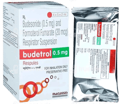 Budetrol 0.5Mg 2Ml Pack Of 5 Respules Budetrol 0.5Mg 2Ml Pack Of 5 Respules