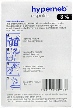 Hyperneb 3% 4ml Pack Of 5 Respules Hyperneb 3% 4ml Pack Of 5 Respules