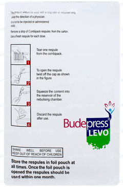Budepress Levo 2ml Pack Of 5 Respules Budepress Levo 2ml Pack Of 5 Respules
